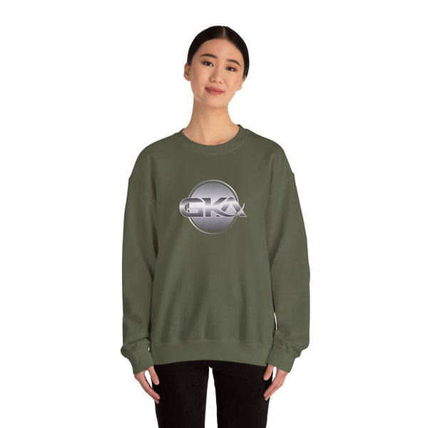 Red Unisex Heavy Blend™ Crewneck Sweatshirt with GKA Logo - Comfortable & Stylish for Every Occasion
