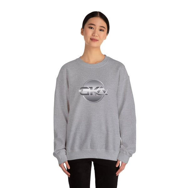 Red Unisex Heavy Blend™ Crewneck Sweatshirt with GKA Logo - Comfortable & Stylish for Every Occasion