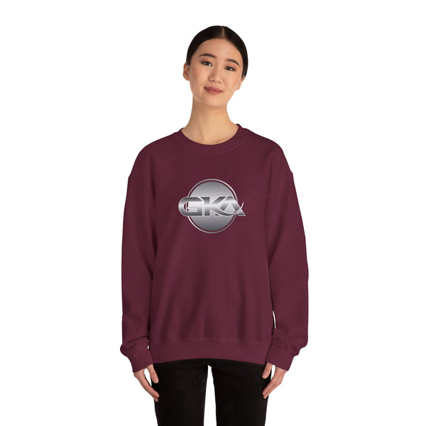 Red Unisex Heavy Blend™ Crewneck Sweatshirt with GKA Logo - Comfortable & Stylish for Every Occasion