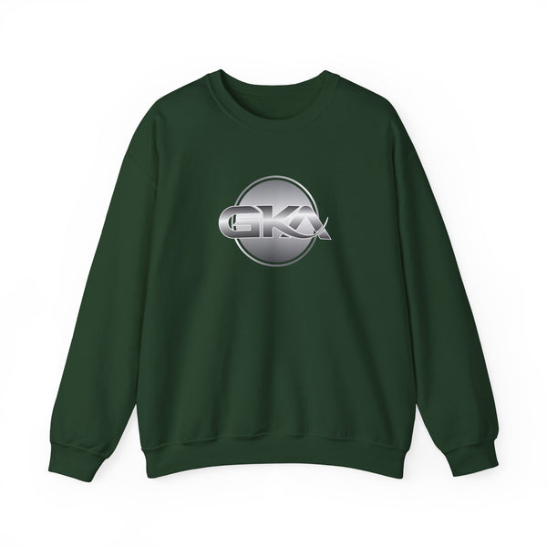 Red Unisex Heavy Blend™ Crewneck Sweatshirt with GKA Logo - Comfortable & Stylish for Every Occasion