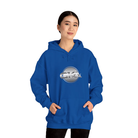 Unisex GKA Heavy Blend™ Hooded Sweatshirt (silver logo)