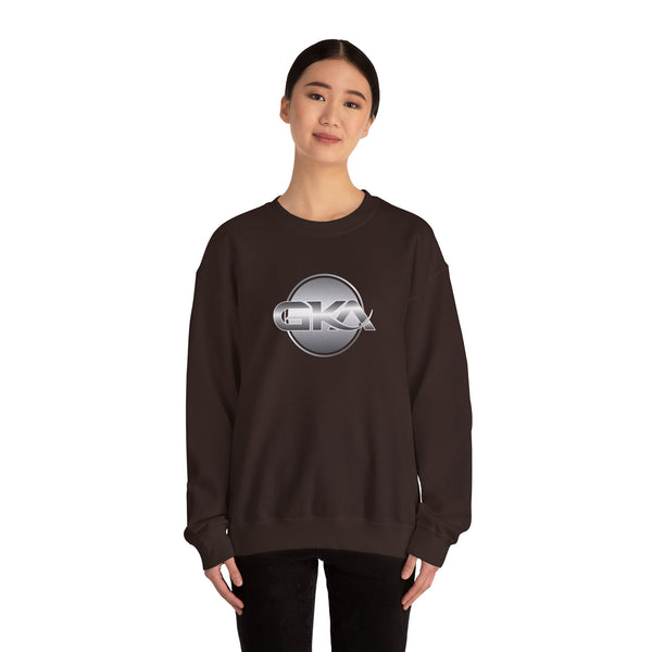 Red Unisex Heavy Blend™ Crewneck Sweatshirt with GKA Logo - Comfortable & Stylish for Every Occasion