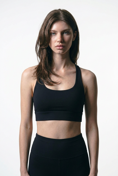 Strappy Sports Bra (black)