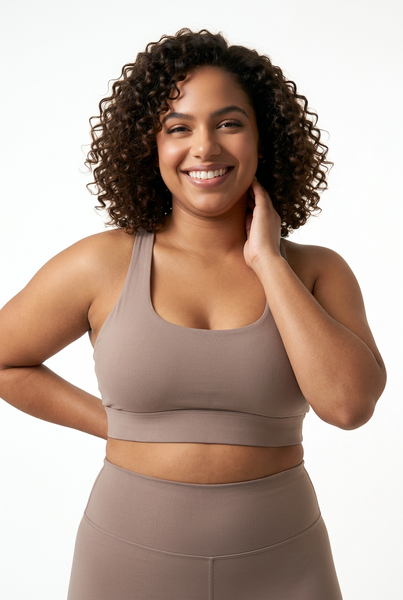 Strappy Sports Bra (mauve)