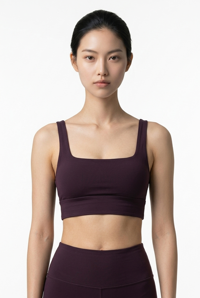 Classic Sports Bra (plum)
