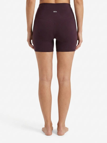 High Waist Shorts (plum)