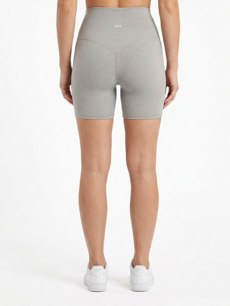 High Waist Shorts (light gray)