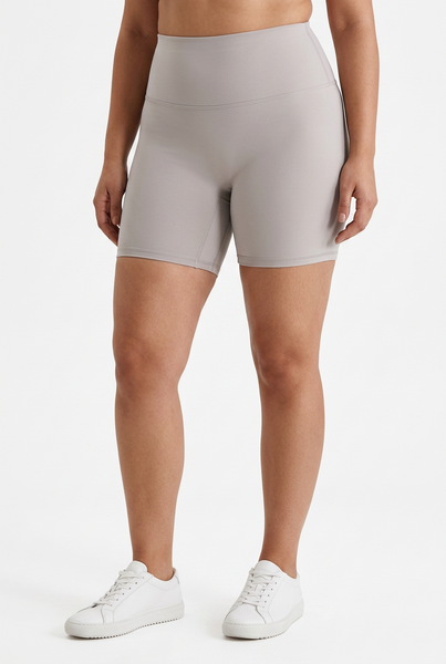 High Waist Shorts (light gray)