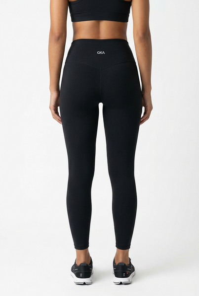 Crossover Waist Leggings (black)