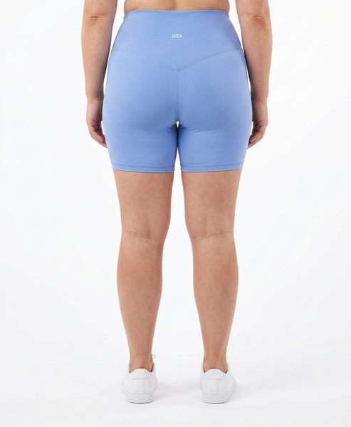 High Waist Shorts (sky blue)