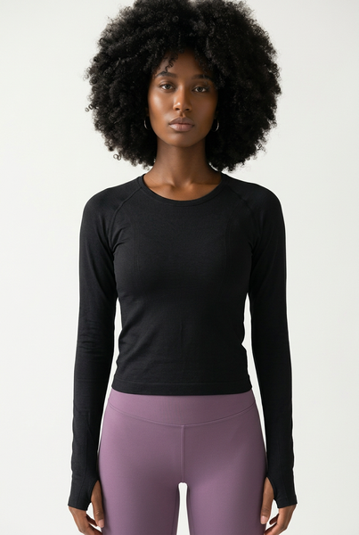 Long Sleeve Seamless Top
